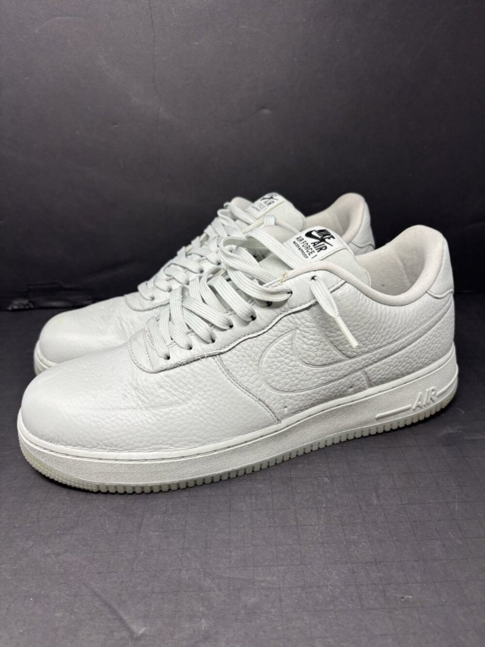 Nike Air Force 1 Low Pro-Tech Waterproof Light Silver Sz 12 FB8875-002 Sneaker